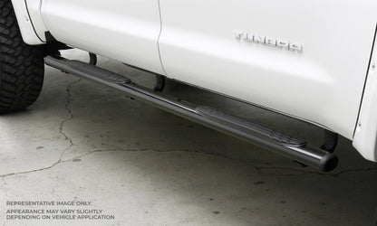 Big Country Truck Accessories 104030800 - 4" Fusion Series Side Bars With Mounting Bracket Kit - Textured Black