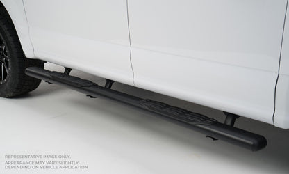 Big Country Truck Accessories 105324800 - 5" Fusion Series Side Bars With Mounting Bracket Kit - Textured Black