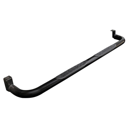 Big Country Truck Accessories 374881 - 3" Round Classic Side Bars With Mounting Bracket Kit - Black Powdercoat