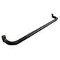 Big Country Truck Accessories 374881 - 3" Round Classic Side Bars With Mounting Bracket Kit - Black Powdercoat