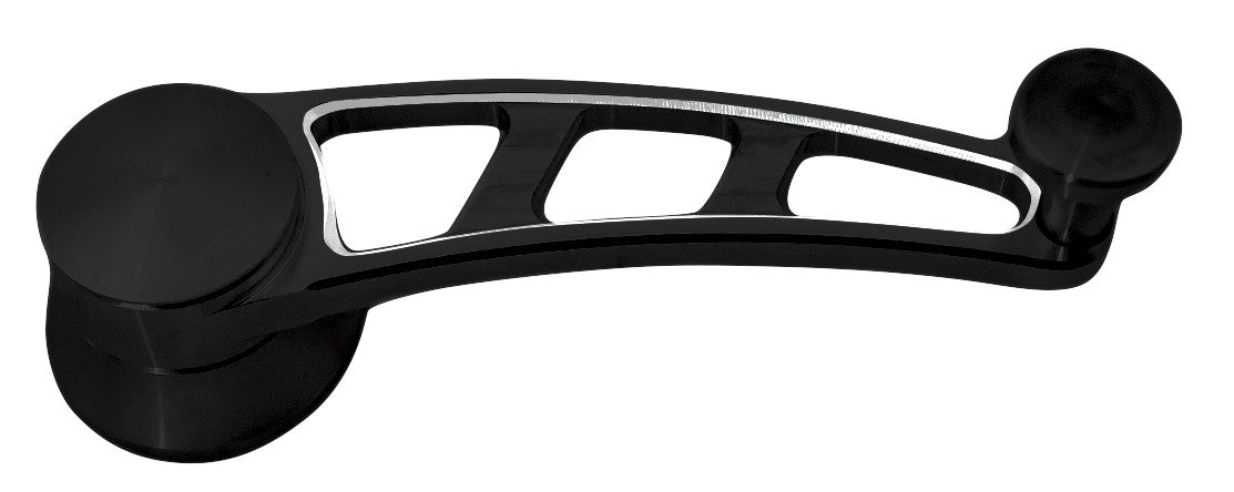 Window Crank; Chevy & Ford 1949+; Slotted; Black Onyx
