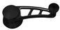 Quarter Window Crank; 1970-74 MOPAR; Slotted; Black Onyx