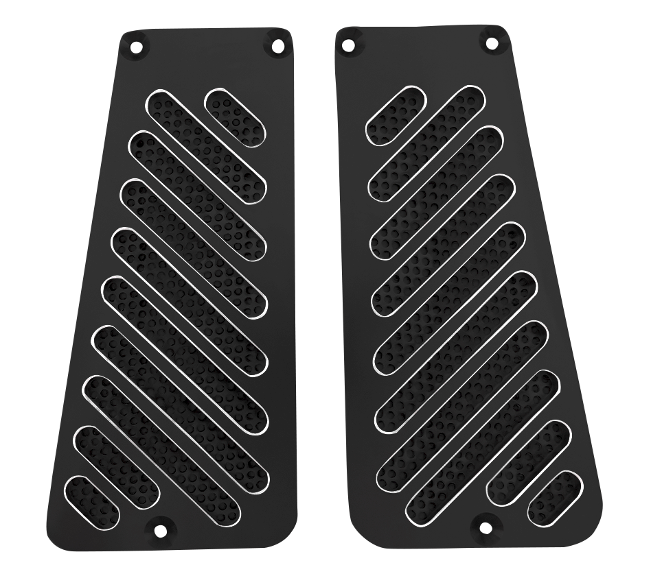 Door Jamb Vent For 1988 - 1998 Chevy OBS Truck  Black Onyx