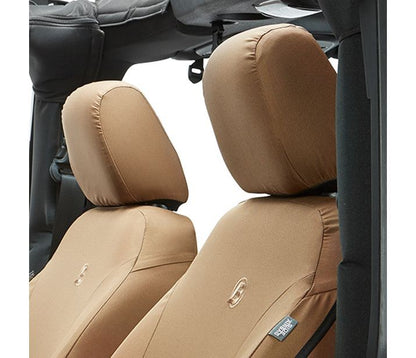 Seat Covers - Jeep '07-12 Wrangler JK; Front (Tan)