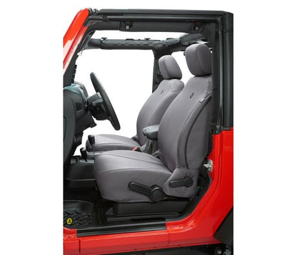 Seat Covers - Jeep '07-12 Wrangler JK; Front (Charcoal)