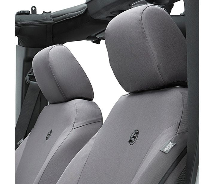 Seat Covers - Jeep '07-12 Wrangler JK; Front (Charcoal)