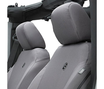Seat Covers - Jeep '07-12 Wrangler JK; Front (Charcoal)