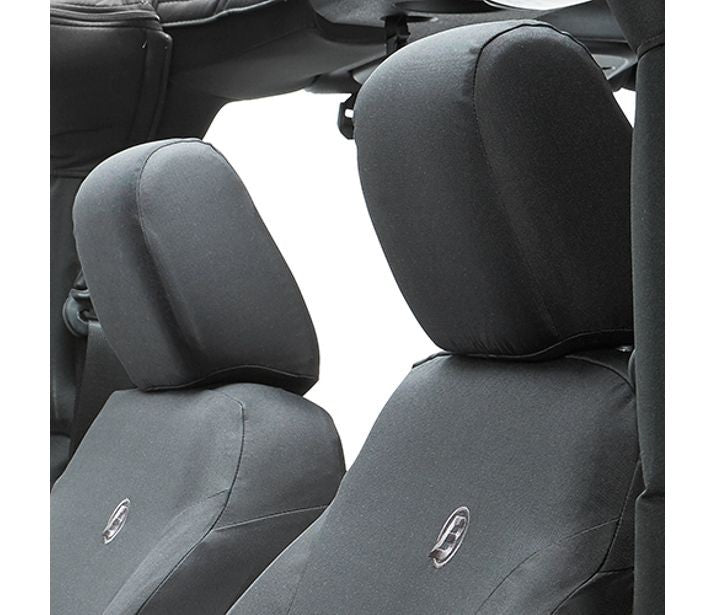 Seat Covers - Jeep '07-12 Wrangler JK; Front (Black Diamond)