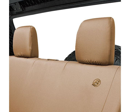Seat Covers - Jeep '08-12 Wrangler JK 4-Door; Rear (Tan)