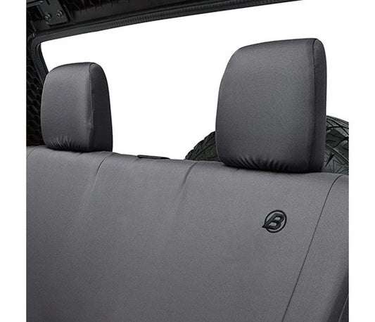 Seat Covers - Jeep '08-12 Wrangler JK 4-Door; Rear (Black Diamond)