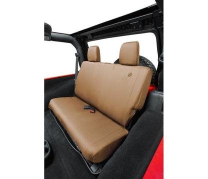Seat Covers - Jeep '07-18 Wrangler JK 2-Door; Rear (Tan)