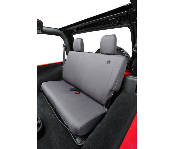 Seat Covers - Jeep '07-18 Wrangler JK 2-Door; Rear (Charcoal)