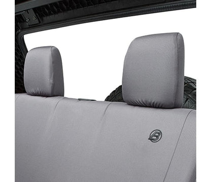 Seat Covers - Jeep '07-18 Wrangler JK 2-Door; Rear (Charcoal)