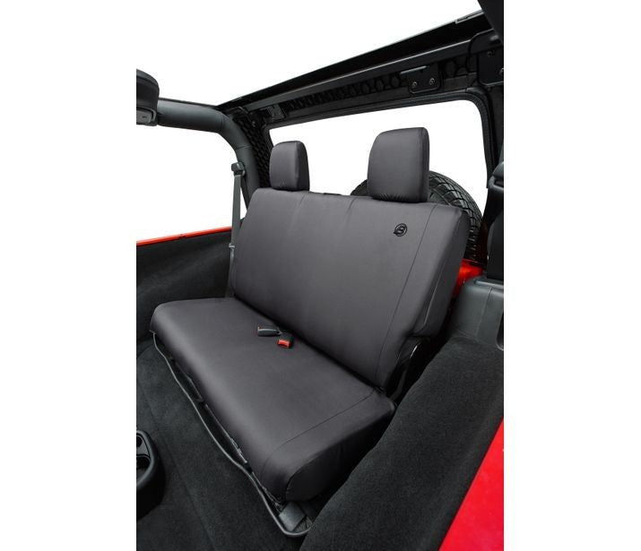 Seat Covers - Jeep '07-18 Wrangler JK 2-Door; Rear (Black Diamond)
