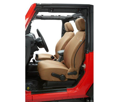 Seat Covers - Jeep '13-18 Wrangler JK; Front (Tan)