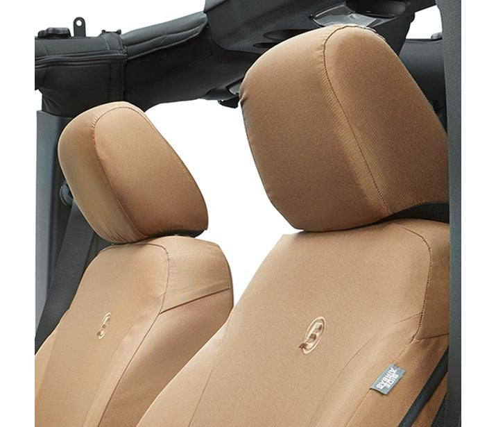 Seat Covers - Jeep '13-18 Wrangler JK; Front (Tan)