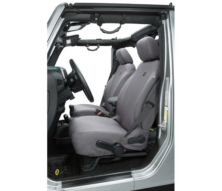 Seat Covers - Jeep '13-18 Wrangler JK; Front (Charcoal)