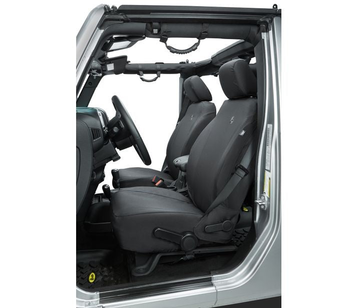 Seat Covers - Jeep '13-18 Wrangler JK; Front (Black Diamond)