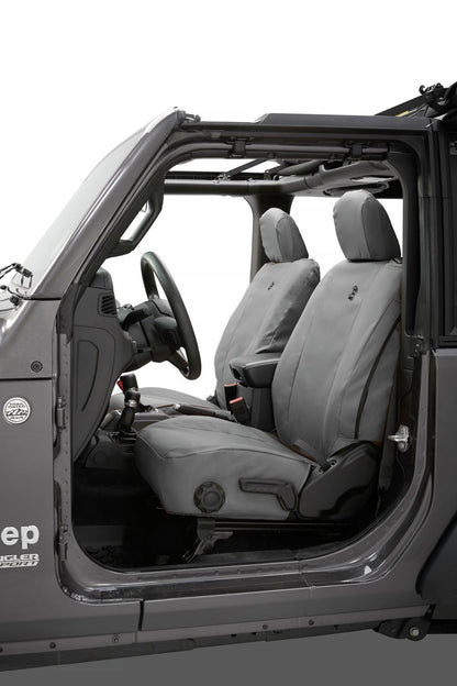 Seat Covers - Jeep '20-23 Gladiator / '18-2023 Wrangler JL 4-Door; Front (Charcoal)