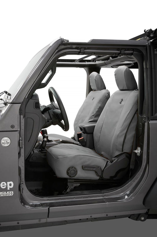 Seat Covers - Jeep '20-23 Gladiator / '18-2023 Wrangler JL 4-Door; Front (Charcoal)