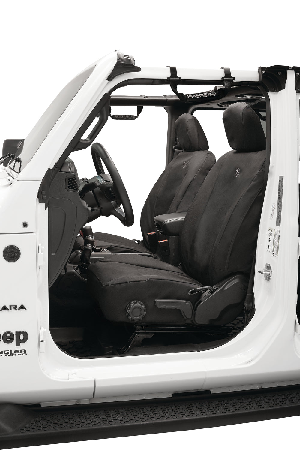 Seat Covers - Jeep '20-23 Gladiator / '18-2023 Wrangler JL 4-Door; Front (Black Diamond)