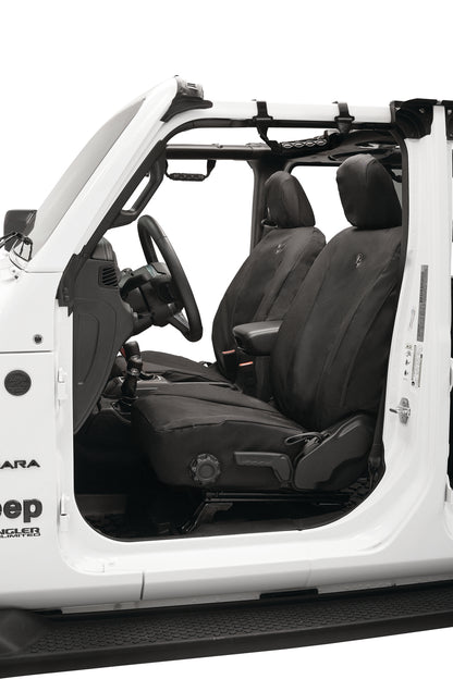 Seat Covers - Jeep '20-23 Gladiator / '18-2023 Wrangler JL 4-Door; Front (Black Diamond)
