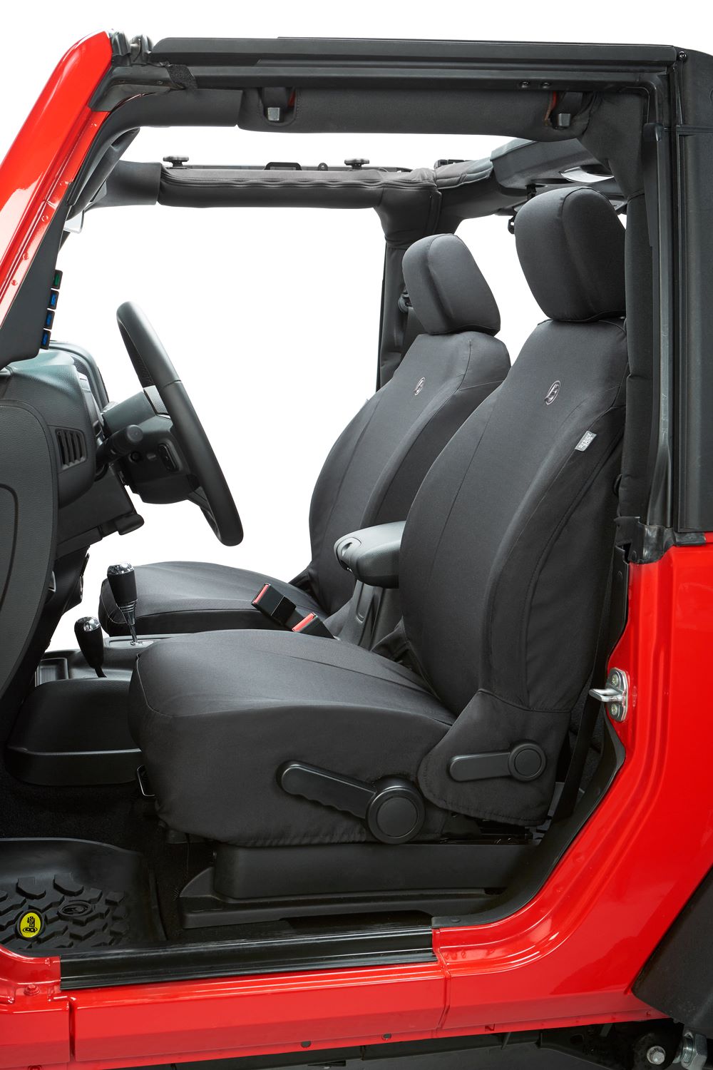 Seat Covers - Jeep '20-23 Gladiator / '18-2023 Wrangler JL 4-Door; Front (Black Diamond)
