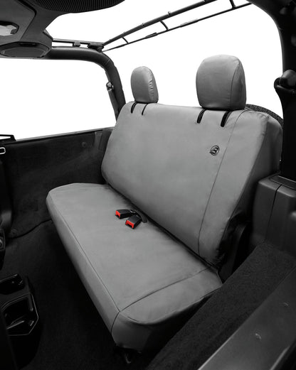 Seat Covers - Jeep '18-2023 Wrangler JL 2-Door; Rear (Charcoal)
