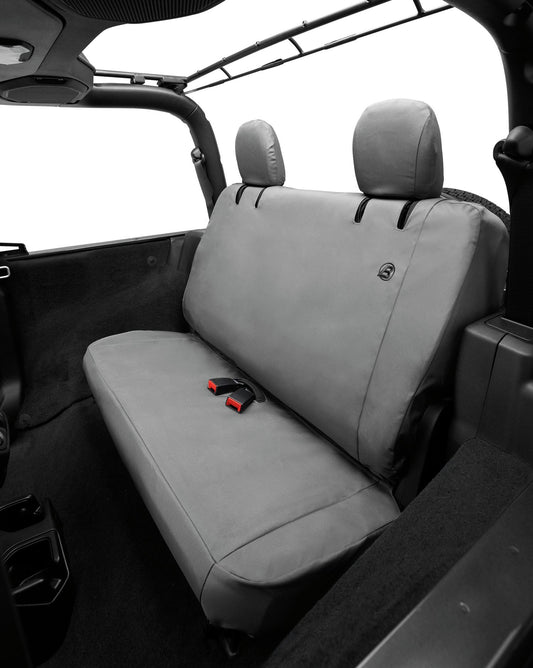 Seat Covers - Jeep '18-2023 Wrangler JL 2-Door; Rear (Charcoal)