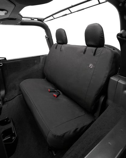 Seat Covers - Jeep '18-2023 Wrangler JL 2-Door; Rear (Black Diamond)