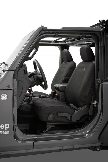 Seat Covers - Jeep '18-26 Wrangler JL 2-Door; Front (Black Diamond)