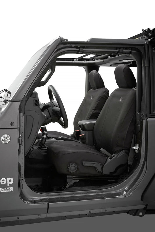 Seat Covers - Jeep '18-26 Wrangler JL 2-Door; Front (Black Diamond)