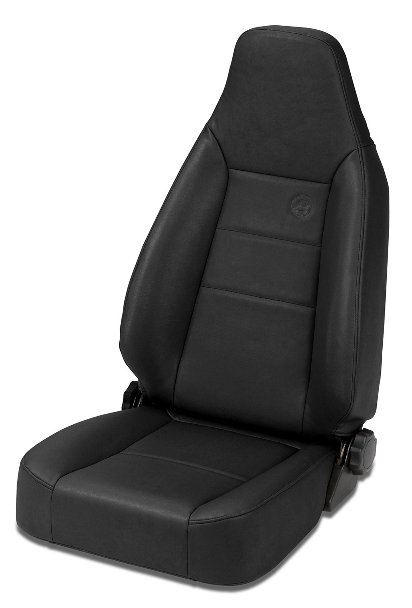 Trailmax II Sport Seat - Jeep '76-86 CJ7 / 87-95 Wrangler YJ / 97-06 Wrangler TJ; Front (All Vinyl; Black Crush)