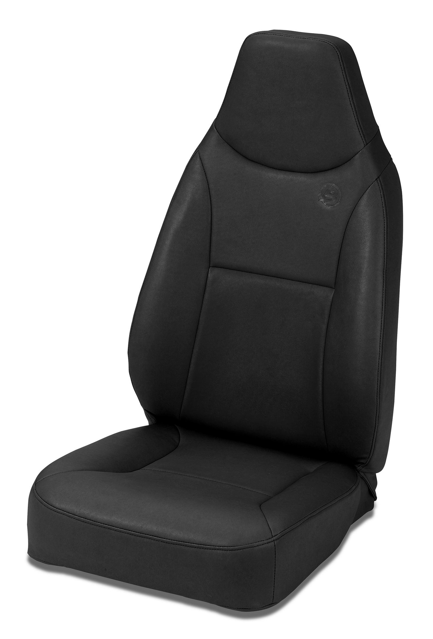 Trailmax II Standard Seat - Jeep '76-86 CJ7 / 87-95 Wrangler YJ / 97-06 Wrangler TJ; Front (All Vinyl; Black Crush)