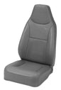 Trailmax II Standard Seat - Jeep '76-86 CJ7 / 87-95 Wrangler YJ / 97-06 Wrangler TJ; Front (All Vinyl; Charcoal/Gray)