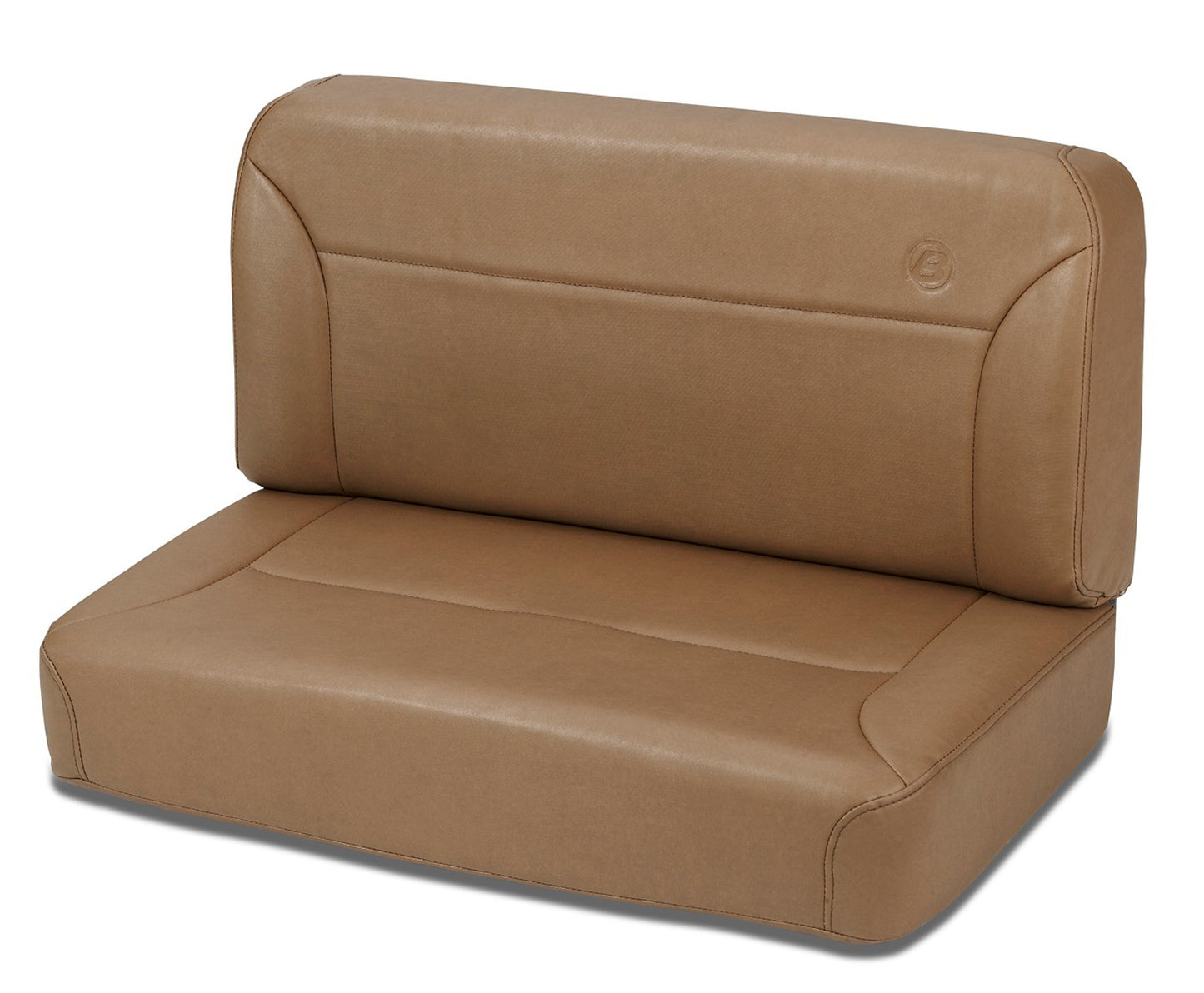 Trailmax II Fixed-Back Seat - Jeep '55-83 CJ5 / '76-86 CJ7 / '87-95 Wrangler YJ; Rear (All Vinyl; Spice)