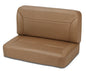 Trailmax II Fixed-Back Seat - Jeep '55-83 CJ5 / '76-86 CJ7 / '87-95 Wrangler YJ; Rear (All Vinyl; Spice)
