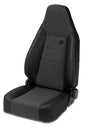 Trailmax II Sport Seat - Jeep '76-86 CJ7 / 87-95 Wrangler YJ / 97-06 Wrangler TJ; Front (Center Fabric Insert; Black Denim)