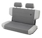 Trailmax II Fold-N-Tumble Seat - Jeep '97-06 Wrangler TJ; Rear (Center Fabric Insert; Charcoal/Gray)