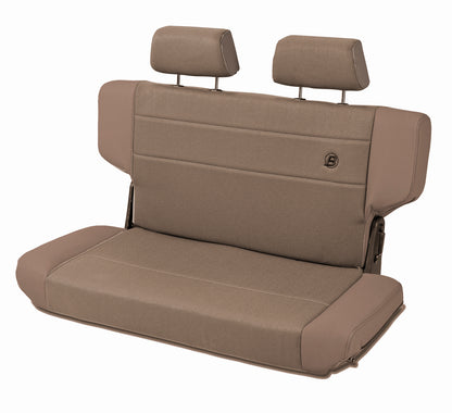 Trailmax II Fold-N-Tumble Seat - Jeep '97-06 Wrangler TJ; Rear (Center Fabric Insert; Spice)