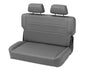 Trailmax II Fold-N-Tumble Seat - Jeep '55-83 CJ5 / '76-86 CJ7 / '87-95 Wrangler YJ; Rear (All Vinyl; Charcoal/Gray)
