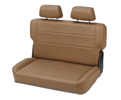 Trailmax II Fold-N-Tumble Seat - Jeep '55-83 CJ5 / '76-86 CJ7 / '87-95 Wrangler YJ; Rear (All Vinyl; Spice)