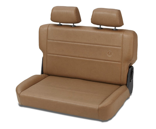 Trailmax II Fold-N-Tumble Seat - Jeep '55-83 CJ5 / '76-86 CJ7 / '87-95 Wrangler YJ; Rear (All Vinyl; Spice)