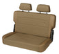 Trailmax II Fold-N-Tumble Seat - Jeep '55-83 CJ5 / '76-86 CJ7 / '87-95 Wrangler YJ; Rear (Center Fabric Insert; Spice)