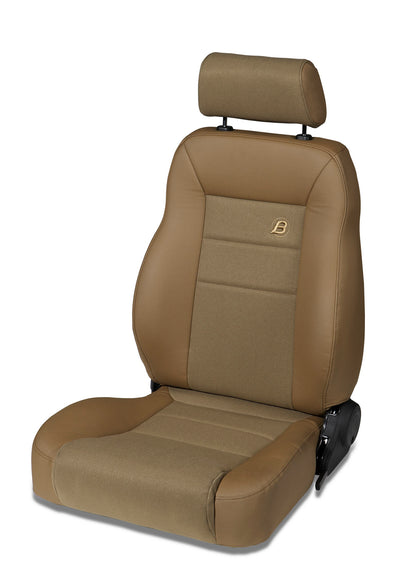Trailmax II Pro Seat - Jeep '76-86 CJ7 / 87-95 Wrangler YJ / 97-06 Wrangler TJ; Front Driver Side (Center Fabric Insert; Spice)