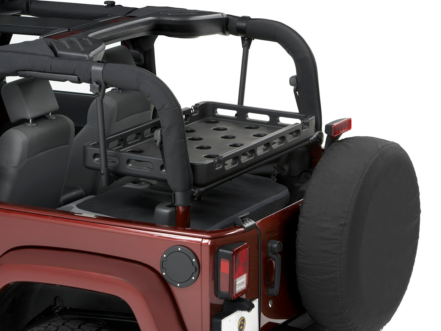 HighRock 4x4 Universal Tray - Jeep '87-95 Wrangler YJ / '97-06 Wrangler TJ / '07-18 Wrangler JK; For HighRock Rack Bracket Kits