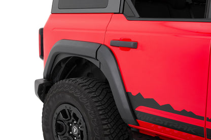 Bronco Fender Flares - '21-26 Bronco (Color: Black; Number Of Doors: 4-Door)