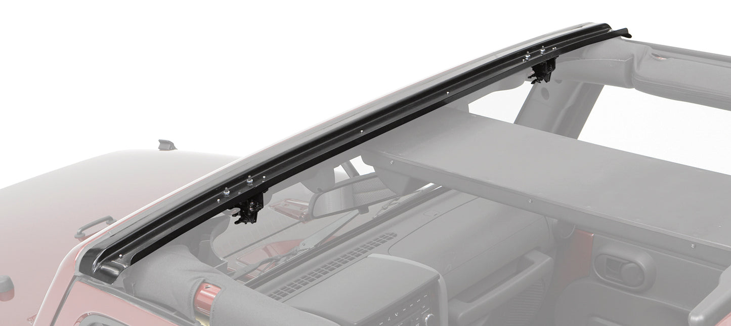 Windshield Channel - Jeep '07-18 Wrangler JK (1-piece No-drill Header Design)