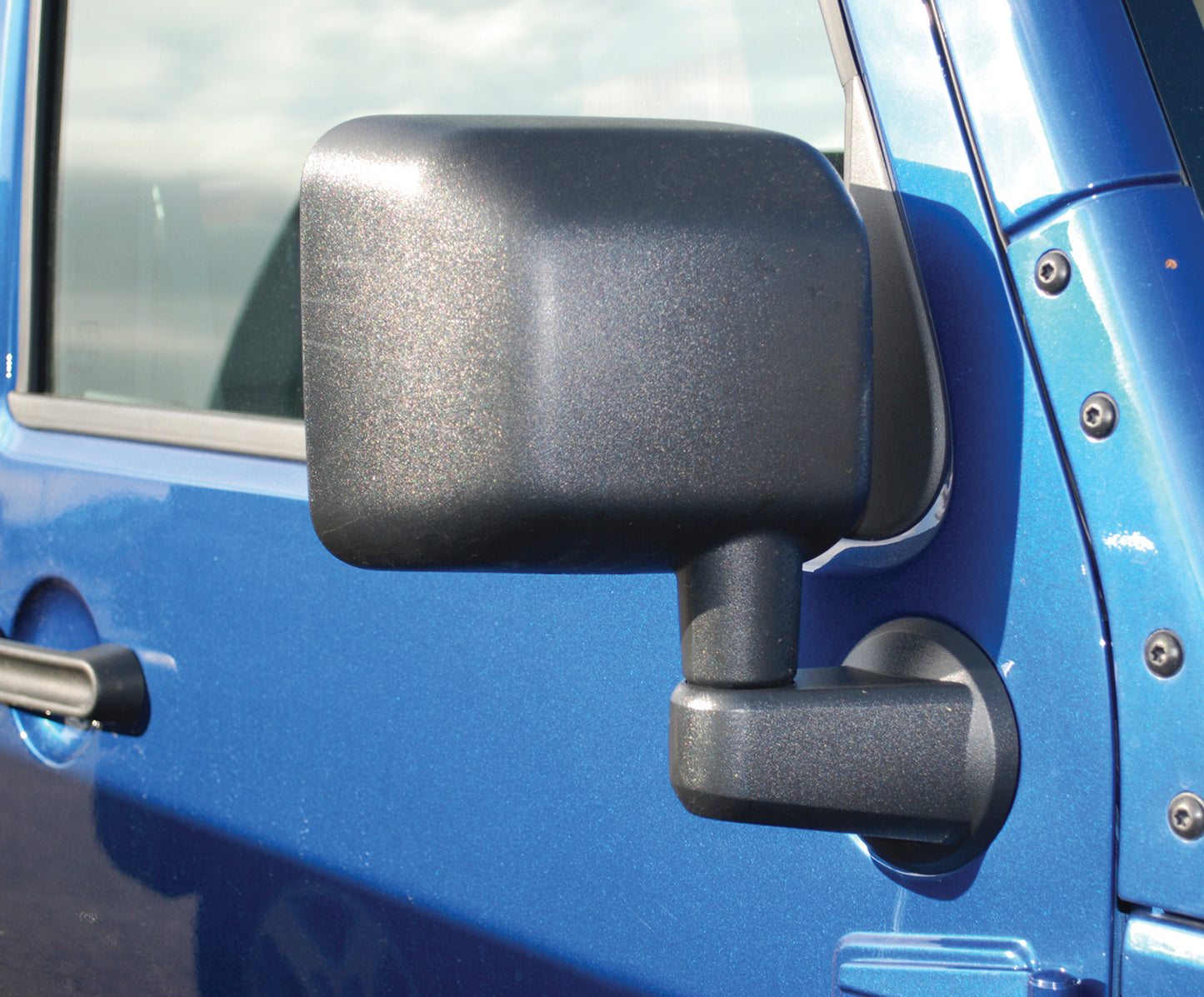 Door Mirror Set - Jeep '07-18 Wrangler JK (Black; ABS Composite; Not Powered)