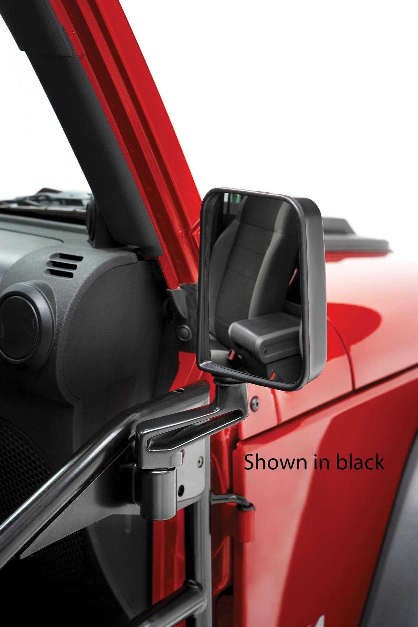 Door Mirror Set - Jeep '87-95 Wrangler YJ / '97-06 Wrangler TJ (Chrome; Cast Aluminum)